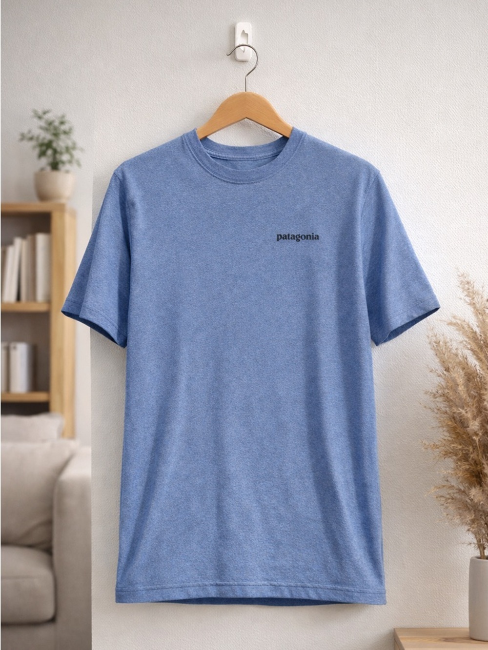 Patagonia Responsibili Tee Blue Logo Graphic T Shirt Men M